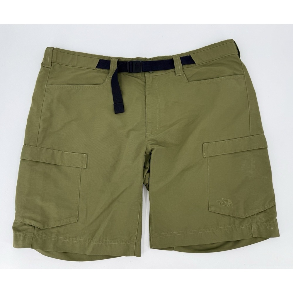 The North Face Cargo Shorts Olive Green NF0A2RGB Hiking Outdoor Nylon Men's 40